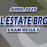 Real Estate Broker Exam Result April 2025