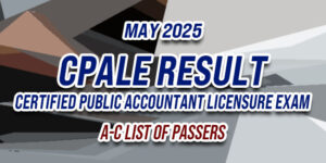CPALE Result May 2025 A-C LIST OF PASSERS