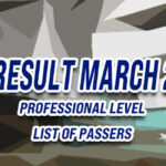 CSE Result March 2025 - LIST OF PASSERS (Professional)