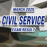 Civil Service Exam Result March 2025
