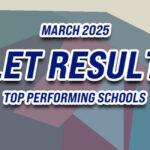 LET Result March 2025 - TOP PERFORMING SCHOOLS