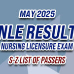 NLE Result May 2025 S-Z LIST OF PASSERS