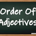 Order Of Adjectives