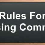 Rules For Using Comma