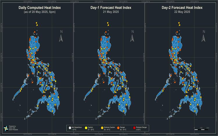 Pagasa Dangerous Heat Index Forecast