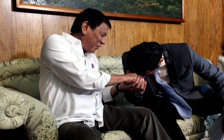 Robin Padilla with Duterte