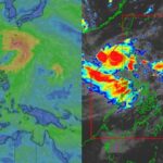 Typhoon Dante and Emong