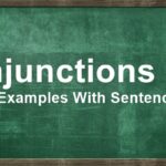 Conjunctions List