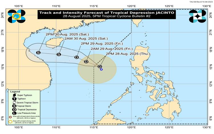 Pagasa Update on Typhoon Jacinto