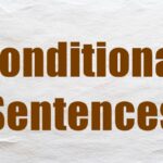 Conditional Sentences