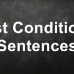 First Conditional Sentences