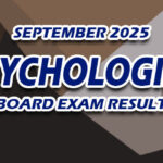 Psychologist Board Exam Result September 2025