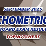 Psychometrician Board Exam Result September 2025 - TOPNOTCHERS