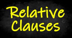 Relative Clauses