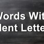 Words With Silent Letters