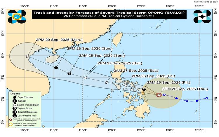 Typhoon Opong Update
