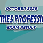 Fisheries Professional Exam Result October 2025