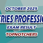Fisheries Professional Exam Result October 2025 - TOPNOTCHERS