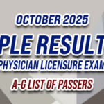 PLE Result October 2025 A-G LIST OF PASSERS