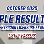 PLE Result October 2025 - LIST OF PASSERS