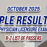 PLE Result October 2025 R-Z LIST OF PASSERS