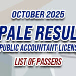 CPALE Result October 2025 - LIST OF PASSERS