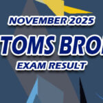 Customs Broker Exam Result November 2025