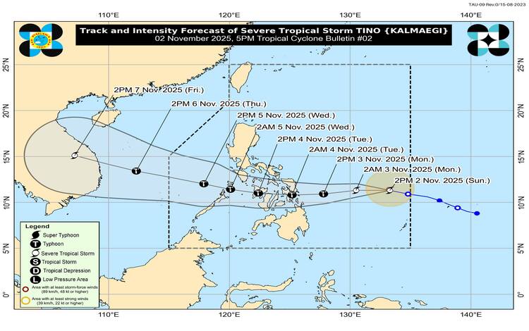 Severe Tropical Storm “Tino”