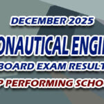 Aeronautical Engineer Board Exam Result December 2025 - TOP PERFORMING SCHOOLS