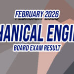 Mechanical Engineer Board Exam Result February 2026