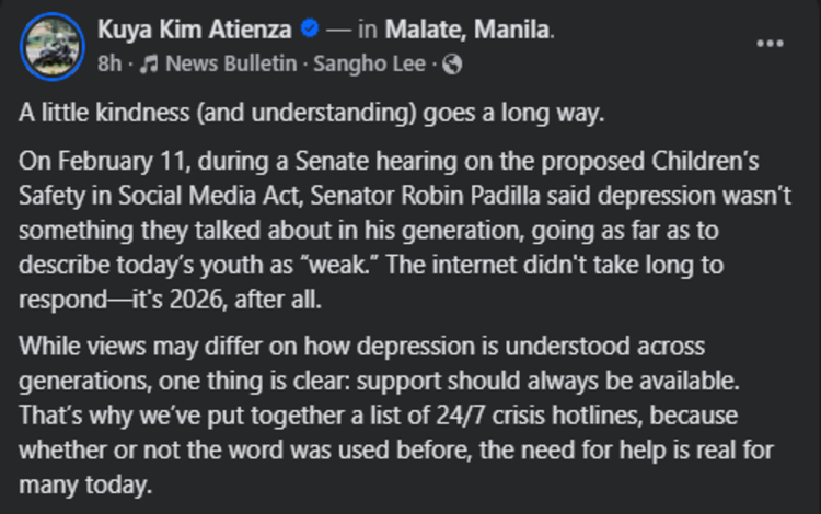 Kuya Kim To Robin Padilla