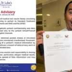 Marcos Fake Medical Cert.