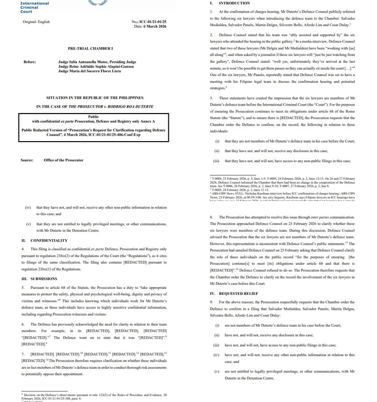 ICC Prosecutor Appeal