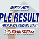PLE Result March 2026 A-G LIST OF PASSERS