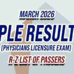 PLE Result March 2026 R-Z LIST OF PASSERS
