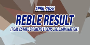 REBLE Result April 2026
